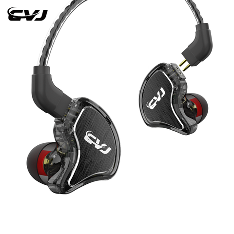 Écouteurs intra-auriculaires CVJ CS8 3BA + 1DD, casque d'écoute hybride HIFI DJ manito, oreillettes de Sport, de course, câble détachable, ZSN PRO X ZSTX M10 ► Photo 1/6