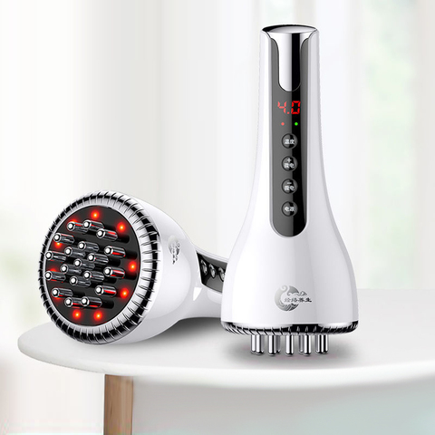 Multifonctionnel infrarouge chauffage micro électrique cinq éléments soins de santé méridien brosse massage corps minceur brosse grattage dans ► Photo 1/6