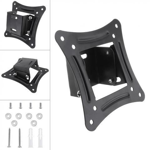 Support de montage mural TV Support de cadre TV à écran plat fixe Angle d'inclinaison de 15 degrés pour écran plat LCD moniteur LED de 14-26 pouces ► Photo 1/6