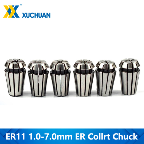 1pc ER11 1.0-7.0mm pince mandrin pour CNC routeur fraise ressort pince pince ► Photo 1/5