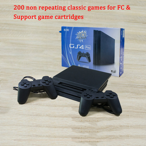 Contrôleur de Station de jeu 8Bit 4 GS4 PRO pour FC TV Player Console de jeu vidéo 200 jeux Non répétitifs cadeau de cartouche supplémentaire ► Photo 1/6