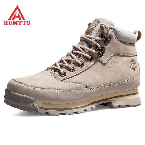 Humtto – bottines d'hiver à plateforme pour femme, chaussures montantes à la mode, baskets de travail en cuir de luxe de styliste ► Photo 1/6