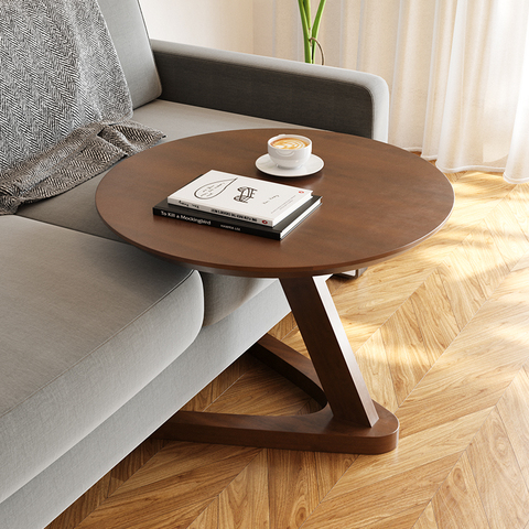 Table basse ronde au design simpliste, meuble de salon, table de chevet ► Photo 1/6