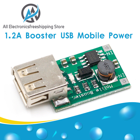 DC-DC 2V-5V à 5V 1200MA 1.2A Booster de puissance USB Module d'alimentation Mobile chargeur de batterie au Lithium pour caméra de téléphone ► Photo 1/6