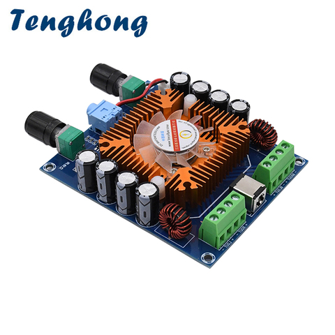 Tenghong – panneau d'amplification de puissance numérique TDA7850, 50W x 4, haute puissance, 4 canaux, Audio, classe AB, voiture, bricolage ► Photo 1/6