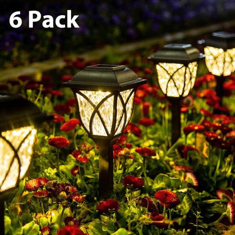 Lampe LED solaire imperméable, éclairage d'extérieur, luminaire de paysage, idéal pour un jardin, une pelouse, un Patio, une cour ou une passerelle ► Photo 1/6