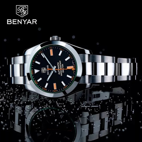 BENYAR – montre-bracelet mécanique pour hommes, marque de luxe, automatique, Business, Sport, nouvelle collection 2022 ► Photo 1/6