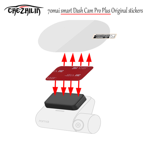 3 bandes électrostatiques spéciales 3M, pour xiaomi 70mai Smart Dash Cam Pro Plus DVR, bande double face ► Photo 1/1