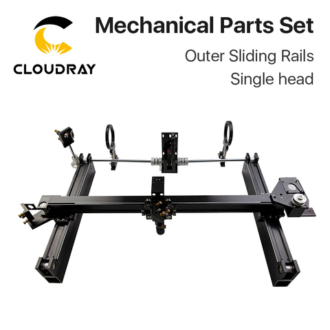 Cloudray-kit Laser CO2 900x600mm, pièces mécaniques, à simple tête et Double, glissière externe, Machine à Laser CO2 9060 à monter soi-même ► Photo 1/6