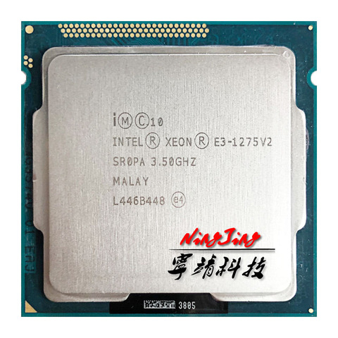 Processeur Intel Xeon E3-1275V2 E3 1275 V2 3.5 GHz à quatre cœurs 8M 77W LGA 1155 ► Photo 1/1