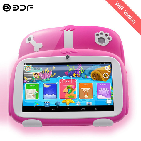 Tablette Pc de 7 pouces, Android 8.0, Quad Core, Google Market, WiFi, Bluetooth, 16 go, double caméra, cadeaux préférés pour enfants, nouvelle collection ► Photo 1/6