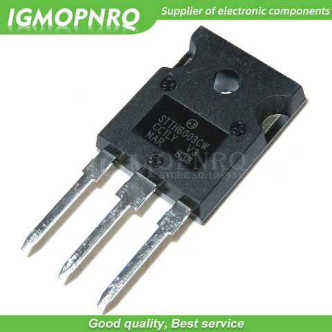 Diode de récupération rapide 300V60A, STTH6003CW STTH6003C TO-247, nouveau et original, 5 pièces/lot, livraison gratuite ► Photo 1/1