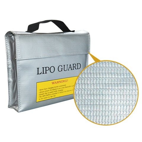 Sac de protection Portable pour batterie au Lithium, sac ignifuge et antidéflagrant pour batterie RC Lipo sac de sécurité de Charge ► Photo 1/6