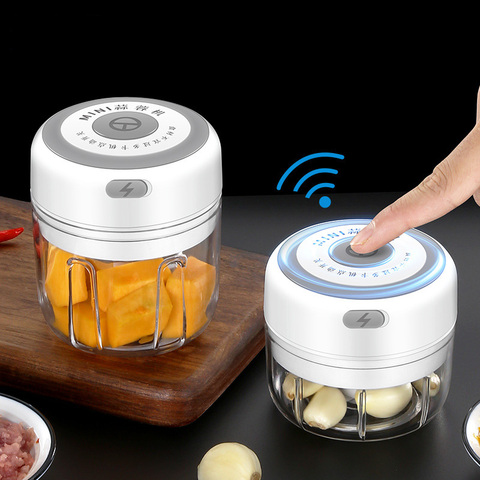 Mini presse-ail électrique, broyeur de légumes, chargement USB, broyeur de cuisine, broyeur de viande, outils ► Photo 1/6