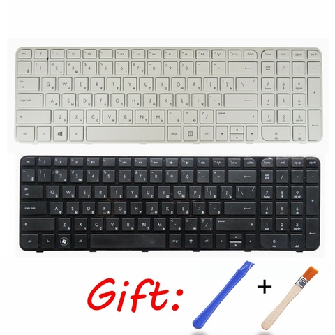 RU, clavier pour ordinateur portable russe HP, noir ou blanc, pour console G6-2000, G6-2100, G6-2200, G6-2211SR, G6-2300 ► Photo 1/6