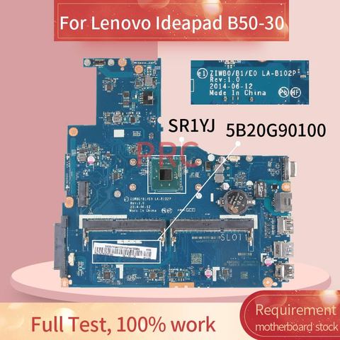 Carte mère pour ordinateur Lenovo Ideapad B50-30 Celeron N2840, carte mère 5B20G90100, processeur LA-B102P SR1YJ DDR3 ► Photo 1/6