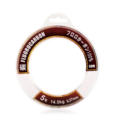 Super Forte 50 m 100 m 100% Fluorocarbone Ligne De Pêche Leader ligne pour Tresse De Pêche En Eau Salée Pêche À la Mouche Ligne monofilament ► Photo 1/6