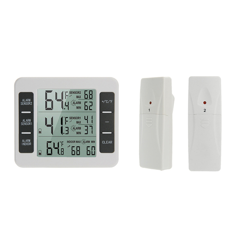 Maison sans fil intérieur extérieur thermomètres électronique réfrigérateur thermomètre température dispositif de mesure ► Photo 1/6