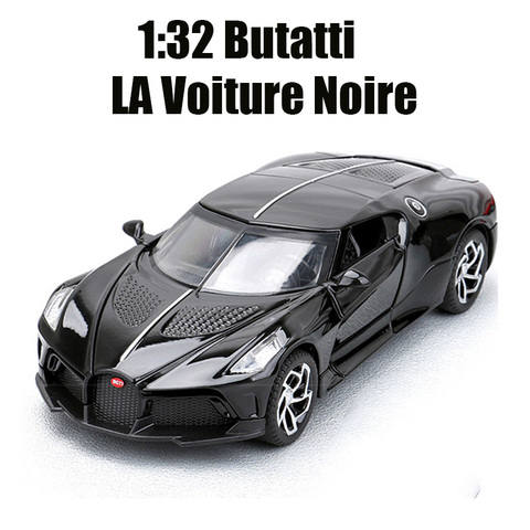 1:32 Bugatti La Voiture Noire en alliage moulé sous pression modèle de Voiture édition limitée mondiale à collectionner jouets pour enfants livraison gratuite ► Photo 1/6