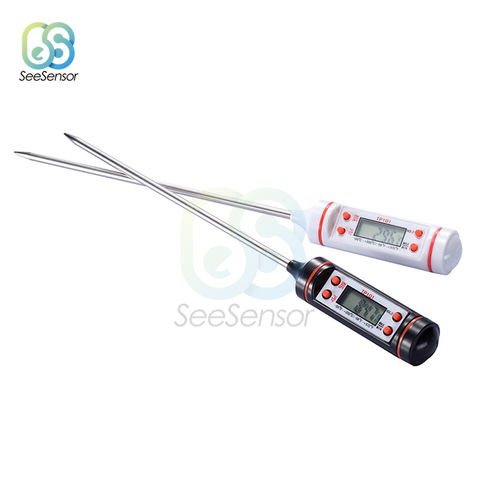 Thermomètre électronique numérique pour BBQ, avec sonde pour thermomètre de cuisine, eau, lait, four pour la viande ► Photo 1/6