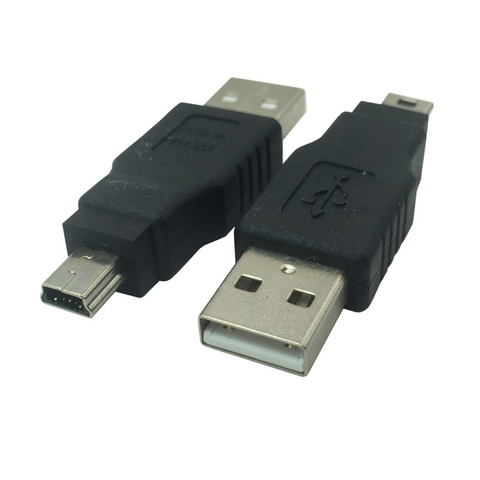 Adaptateur USB A vers Mini USB mâle vers mâle ► Photo 1/1