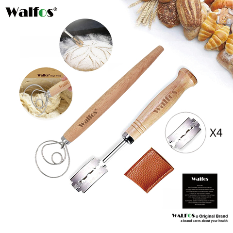 WALFOS Pain Boiteux Nouveau Européenne Pain Arc Incurvé Couteau À Pain de style Occidental Baguette Coupe Français Toas Outils de Coupe ► Photo 1/6