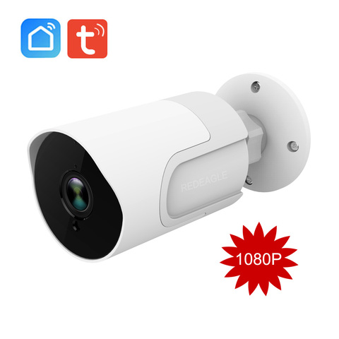 Tuya-caméra WiFi intelligente 1080P | Caméra sans fil, pour la sécurité à domicile, caméra d'extérieur, détection de mouvement Audio bidirectionnel ► Photo 1/6