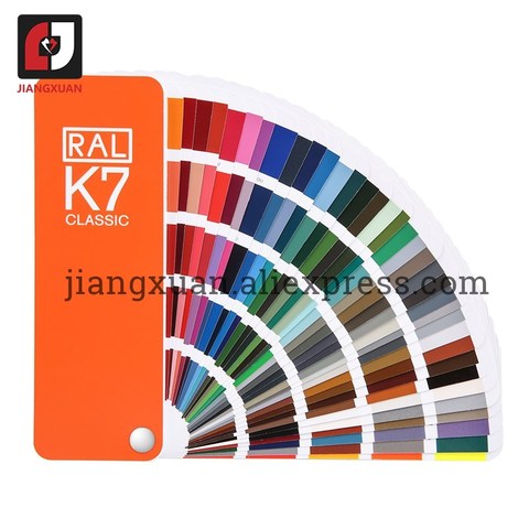 Carte de couleurs RAL K7 originale allemande, standard international, pour peinture, 213 couleurs, avec boîte cadeau ► Photo 1/5