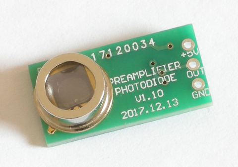 Module d'amplification Photodiode | Illuminomètre de détection de l'intensité lumineuse ► Photo 1/2