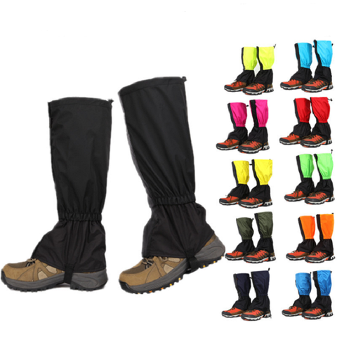 Guêtres de Legging imperméables en plein air pour la randonnée Camping escalade ski désert jambe couverture bottes chaussures couvre jambes Protection garde ► Photo 1/6