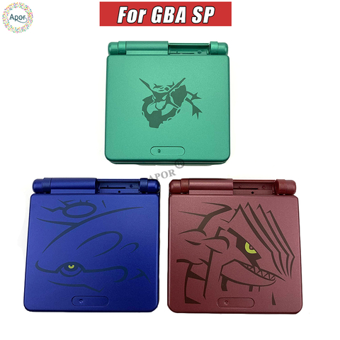 Diomand vert pour GameBoy Advance SP classique édition limitée boîtier de remplacement coque lentille d'écran pour GBA SP couvercle de boîtier ► Photo 1/6