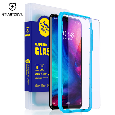 SmartDevil – protecteur d'écran pour Redmi Note 9 Pro, 8 Pro, 7 Pro, 2,5d, incurvé, Anti lumière bleue, 2 pièces ► Photo 1/6