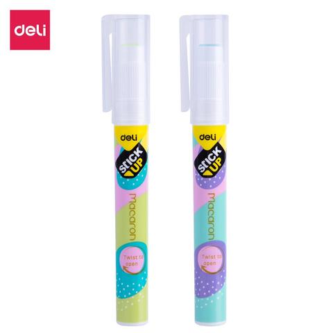 DELI 23810 – autocollants en papier Style stylo, lot de 2 pièces, colle solide à haute viscosité pour étudiants, papeterie fournitures de bureau ► Photo 1/6