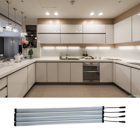 2022 nouveau haut CRI + 90 4 pièces/lot LED barre lumières 5V 12V 24V 2835 LED bande rigide 50cm LED Tube avec U coque en Aluminium + couvercle de PC ► Photo 1/4