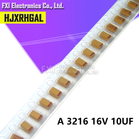 20 pièces A 3216 10uF 16V 106 106C SMD condensateur au tantale nouveau original ► Photo 1/2