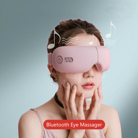 Masseur pour les yeux Bluetooth, Massage par compression chaude pour les yeux, soulage la Fatigue des rides et des vibrations, thérapie pour protection des yeux ► Photo 1/6