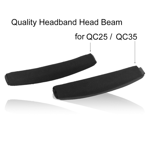 Bandeau de remplacement en cuir noir, coussin de tête pour Bose, silencieux et confortable, casque d'écoute, QC25 QC35 ► Photo 1/6