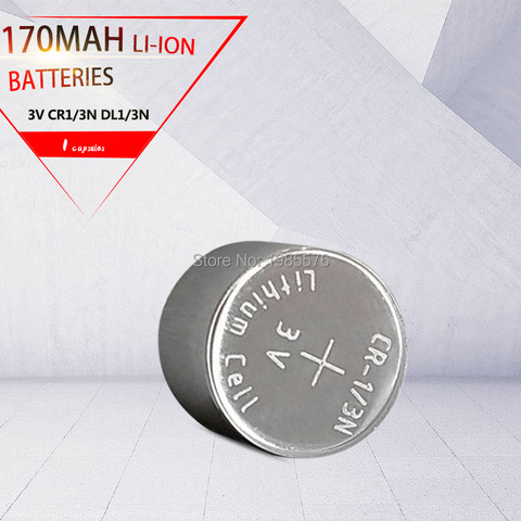 Batterie au Lithium 3V DL-1/3N CR1/3N CR-1/3N CR13N M6 M7, pour localisateur d'appareil photo, pile primaire sèche, 1 pièce ► Photo 1/5