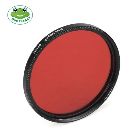 67mm couleur rouge filtre circulaire polariseur caméra rouge filtre couleur lumière remède pour lentille de caméra sous-marine lentille de plongée ► Photo 1/6