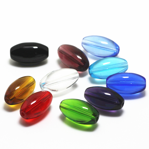 Isywaka – perles en forme d'olive pour la fabrication de bijoux, 10x19mm, 10 pièces ► Photo 1/1