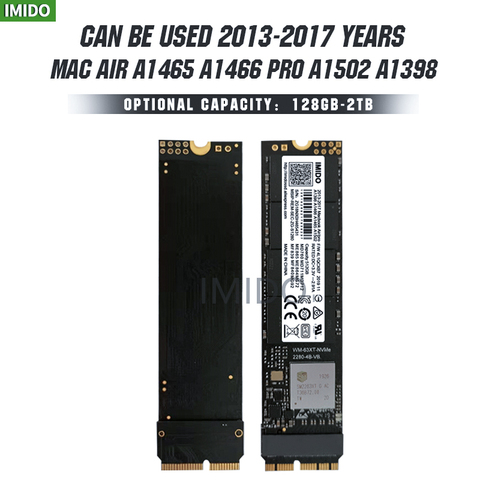 Nouveau 128GB 256G 512G 1 to SSD pour 2013 2014 2015 Macbook Pro Retina A1502 A1398 Macbook Air A1465 A1466 SSD disque SSD ► Photo 1/6