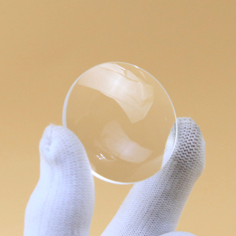 Lentille de verre bicconvexe 52mm, fabricant pour monoculaire ► Photo 1/6