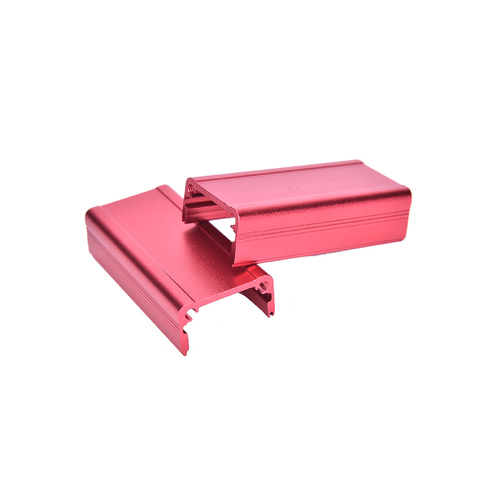 Boîtier électronique en aluminium extrudé, boîtier rouge/noir, 1 pièce, pour PCB ► Photo 1/6