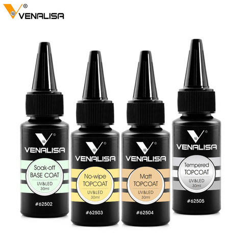 Nouvelle manucure 2022 Venalisa 30ml 1oz Nowipe couche de finition imbiber led uv vernis à ongles vernis à ongles couche de base gel de vernis à ongles ► Photo 1/6