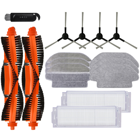 Pièces détachées pour aspirateur Robot Xiaomi Mijia STYJ02YM, pour VIOMI V2 PRO V3, brosse principale/latérale, filtre Hepa, accessoires en tissu ► Photo 1/6