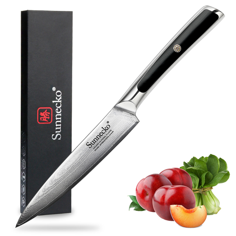 Sunnecko couteaux de cuisine en acier damas | Utilitaires 5 