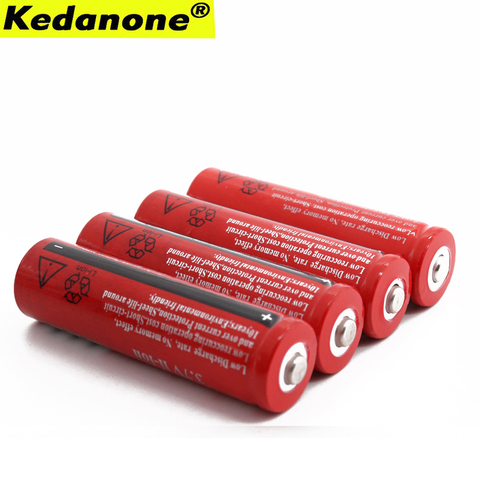 Nouveau 18650 batterie Lithium-ion 3.7 V 4200 mAh Li-ion batterie Rechargeable pour accélérateur de Batteries lampe de poche LED Rechargeable ► Photo 1/6