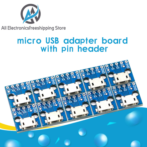 5 pièces CJMCU Micro USB carte adaptateur d'alimentation 5V commutateur de rupture Module d'interface pour Arduino ► Photo 1/6