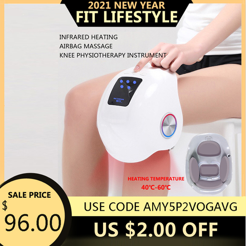 Massage intelligent pour les genoux, Instrument physiothérapie, Laser chauffé, soulagement de la douleur, soulagement de la douleur et des jambes ► Photo 1/6