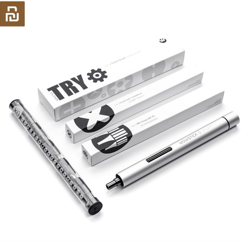 Wowstick en alliage d'aluminium tournevis électrique sans fil tournevis électrique Kit d'outils de réparation pour Xiaomi mi Smart home réparation quotidienne ► Photo 1/6